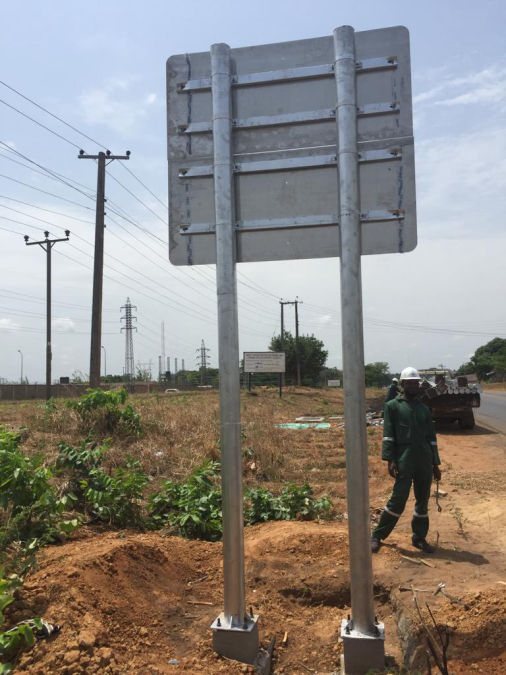 Road Furniture Project for FMPWH / Directional Signage Fabrication and Installation along Enugu-Makurdi Road